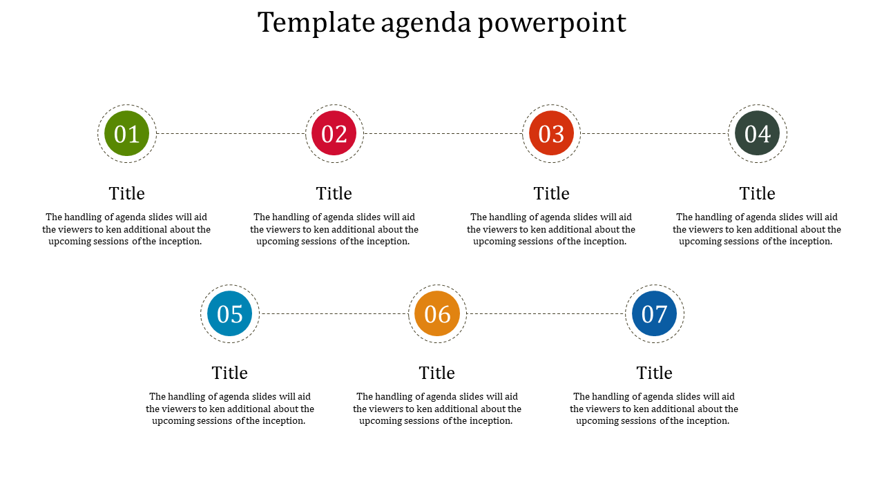 Our Predesigned Template Agenda PPT and Google Slides Presentation